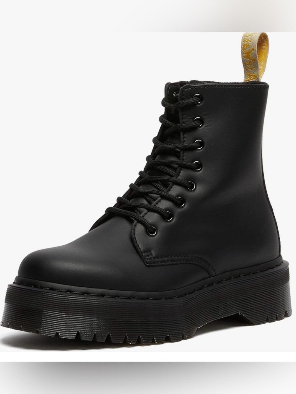 Dr. Martens Black Platform Lace-Up Ankle Boots woman’s 11 men’s 10